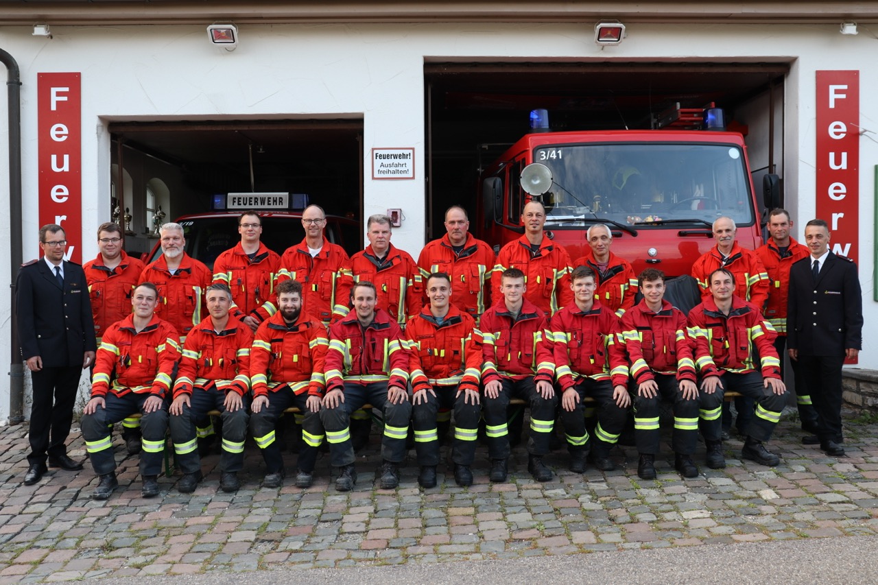 Gruppenfoto der Abteilung Steinenkirch
